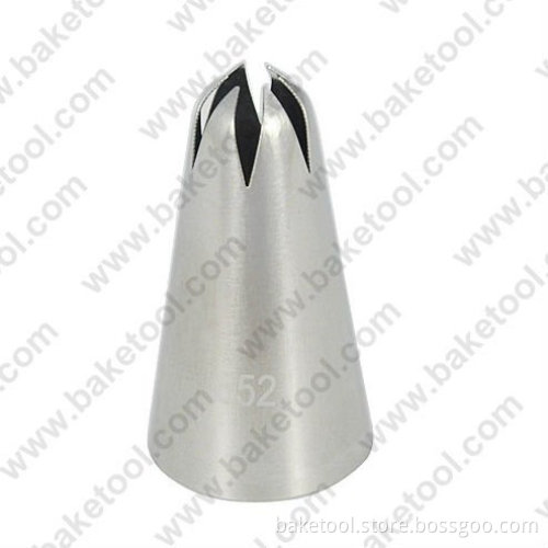 stainless steel cake decorating nozzles closed star Icing Tip Sugarcraft